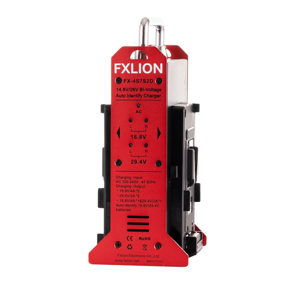 FXlion 14.8V/26V Battery 2-ch V-lock Charger