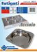 FATIGATI SRL Asbak van staal, 12 cm, 36512, zoals afgebeeld