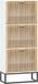 vidaXL Schoenenkast 52x25x120 cm bewerkt hout wit