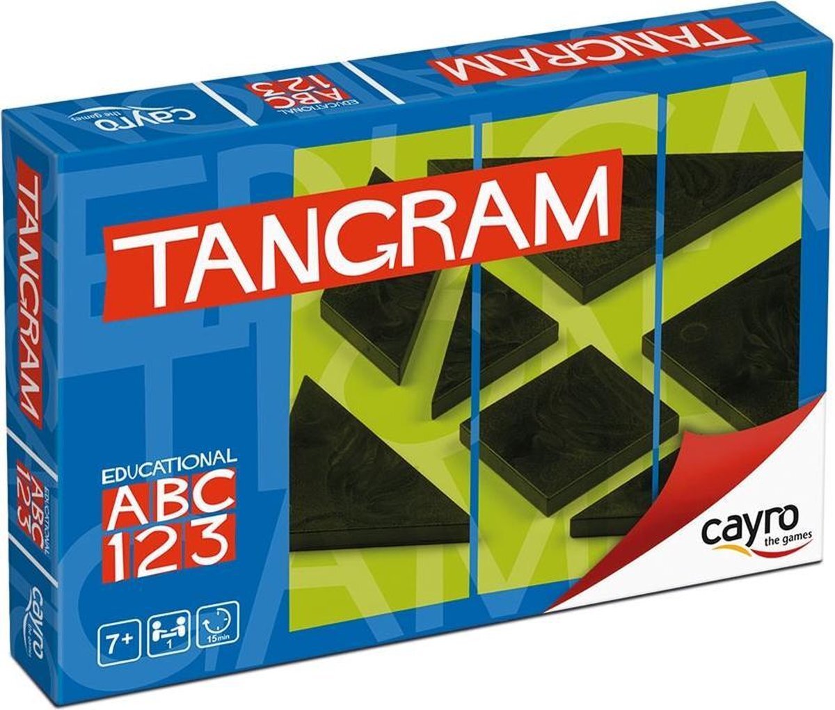 Cayro Tangram - Zwart - - Met Boekje