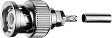 Telegärtner J01000B0022 BNC-connector Stekker, recht 50 Ω 1 stuk(s)