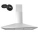 CIARRA A++ 406 m³/h Afzuigkap, 90 cm, Wandmodel, Piramidevorm, 3 Standen VMS9201