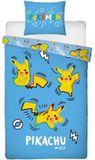 POKEMON Ensemble de literie - Pikachu - Microfibre - 140 x 200 cm