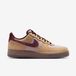 Nike Air Force 1 '07 Premium Sneakers Unisex Braun Bordeaux Rot Leder Gummi