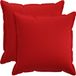 vidaXL - Kussensloop - 2 stuks - HOUTEN - Rood - 65 x 65 cm - Faux Linnen