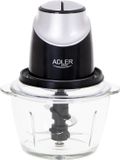 Adler AD 4082 elektrische hakmolen 1,2 l 300 W Zwart, Zilver