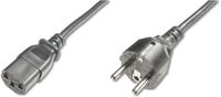 Digitus AK-440101-018-S elektriciteitssnoer Zwart 1,8 m CEE7/7 IEC C13