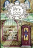 Adult Nice Little Town- Adult Coloring Book