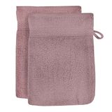 Soleil d'Ocre Lagune Kavel van 2 Handschoenen van Toilet, Katoen, Roos, 16 x 21 cm