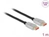 Delock DisplayPort kabel 8K 60 Hz 1 m Zwart