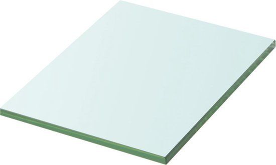 vidaXL Wandschap transparant 20x15 cm glas