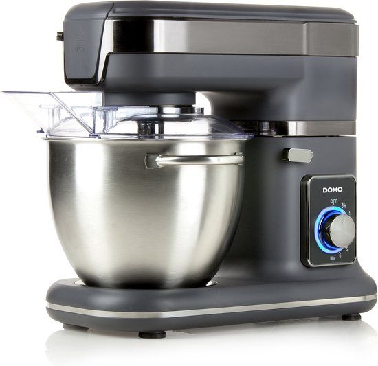 Domo DO9070KR Keukenmachine - 1000W - 4.5L - Grijs