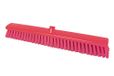 Maya Professional Tools 47156-3 straatbezem FBK/levensmiddelhygiene met middelharde borstelharen, 600 mm x 60 mm, rood