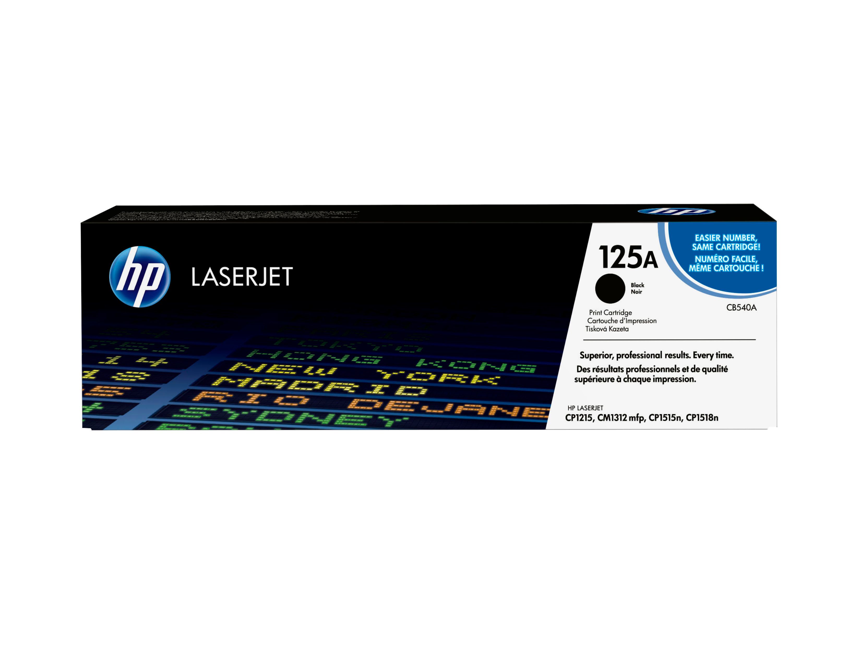 HP 125A Black Toner Cartridge - Original
