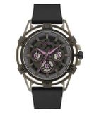 Guess Sporting Pink Limited Edition GW0032G2 Horloge - Siliconen - Zwart - Ø 48 mm
