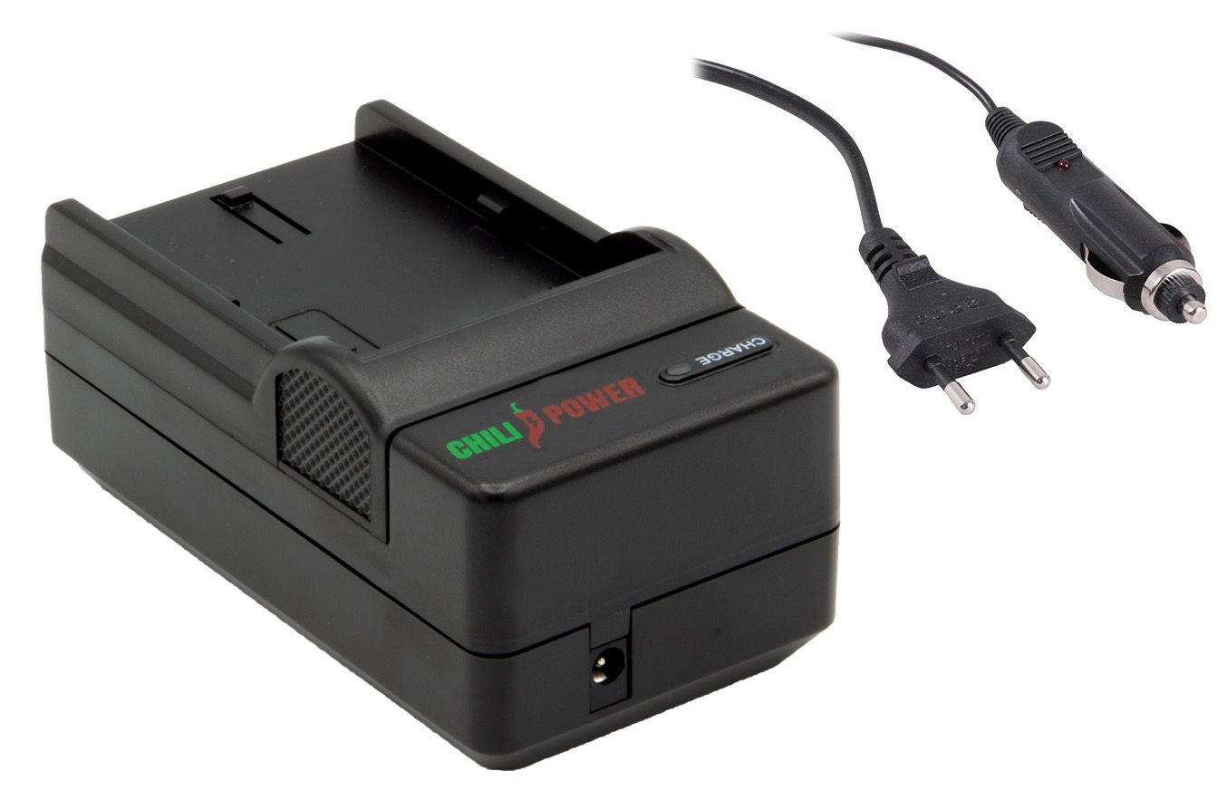 ChiliPower Sony NP-BX1 oplader - stopcontact en autolader - zwart