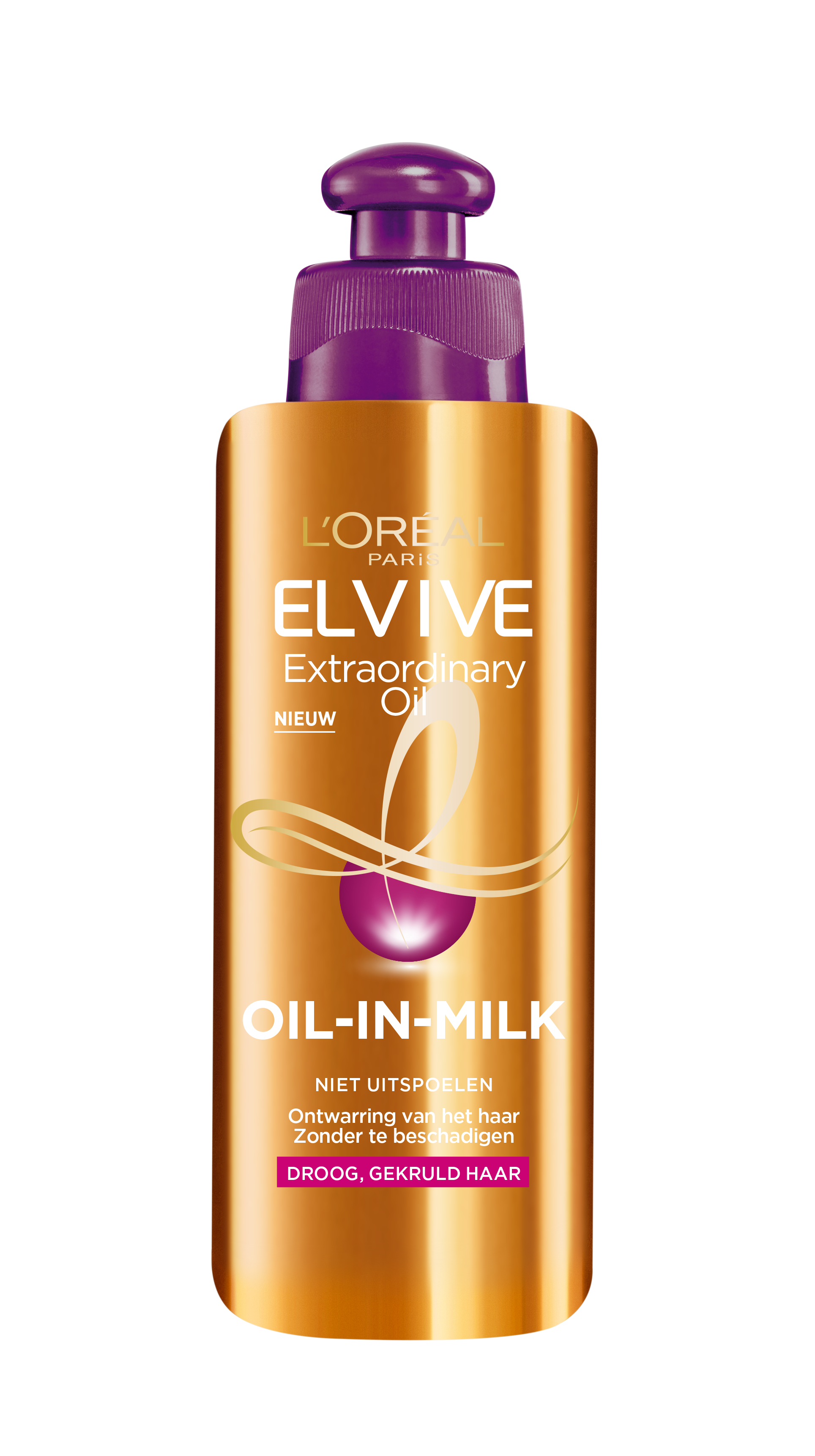 Elvive Extraordinary Oil Elvive Extraordinary Oil Krulverzorging Oil-In-Milk - 200ml - Leave-in Crème