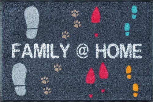 Wash+Dry Family@Home Deurmat - Rechthoek - Multi - 50x50cm - Wasbaar