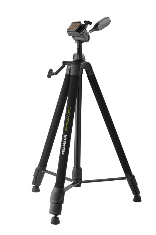 Cullmann Primax 390 Tripod - Black - 169cm Max Height - 3.5kg Capacity