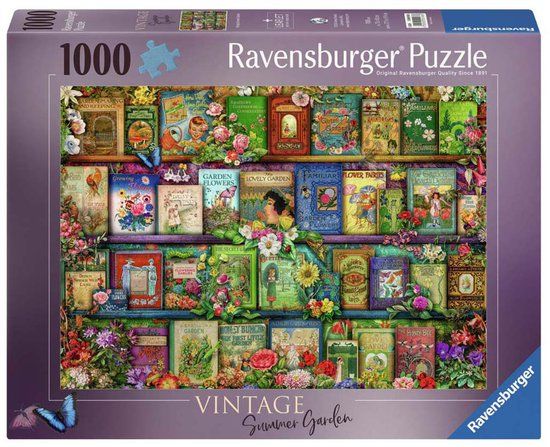 Ravensburger Vintage Tuinboeken Legpuzzel - 1000 Stukjes