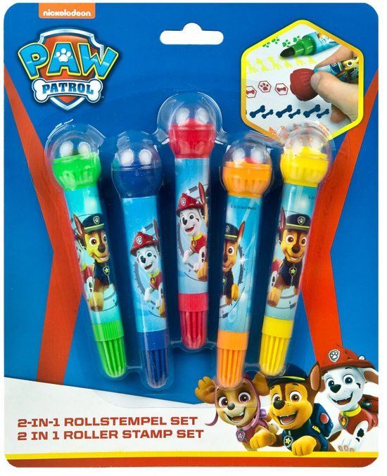 Undercover PAW Patrol stempelstiften set - creatief speelgoed voor kinderen