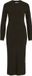 VILA Maxi jurk VIKERRY Knit Coffee Bean
