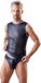 Svenjoyment Wetlook Shirt met Blauwe Zomen M