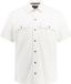 JP 1880 - Heren - Jersey overhemd korte mouwen kentkraag modern fit - Crèmewit - Maat 7XL