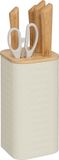Eazy Living bloc à couteaux Yetta, 5 pièces, blanc