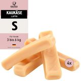 Kauies Kaukaas - 100% natuurlijke kaas voor honden van verse koemelk, eiwitrijk, lactosevrij, glutenvrij, tandverzorging, handgemaakt in Duitsland - maat S (4 x 35 g) voor honden tot 6 kg
