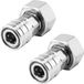 OrangeCart B.V. Adaptateur pour tuyau d'arrosage vers nettoyeur haute pression, 3/4" GHT vers 1/4" raccord rapide, acier inoxydable, lot de 2