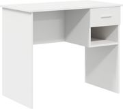 vidaXL Bureau Wit Bewerkt Hout 90 x 49 x 75 cm
