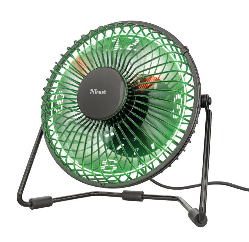 Trust Victu - Huishoudelijke ventilator met bladen - Zwart