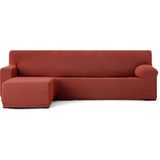 ECOMMERC3 Bankhoes voor chaise longue, kort hoekdeel links, zeer elastisch, bi-elastisch, chaise long, kleur ketel, met schuim en elastieken, geschikt voor rechts of links