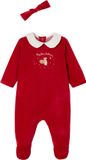 Vertbaudet Babyset - Noël - barboteuse - bandeau
