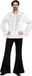 (PKT) Amscan Shirt Satin Heren Polyester Wit Maat M