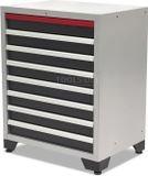 HBM Deluxe professionele gereedschapskast met 8 laden, 71 x 51 x 90 cm, 35 kg draaggewicht