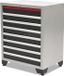 HBM Deluxe professionele gereedschapskast met 8 laden, 71 x 51 x 90 cm, 35 kg draaggewicht