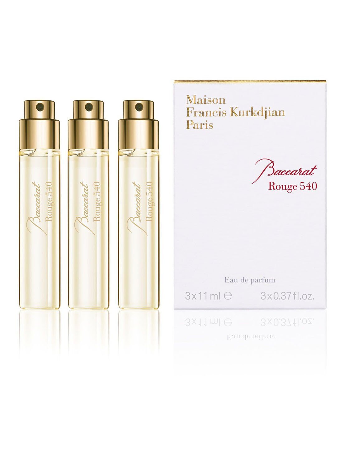 Maison Francis Kurkdjian Baccarat Rouge 540 Eau de Parfum - navulling set van 3