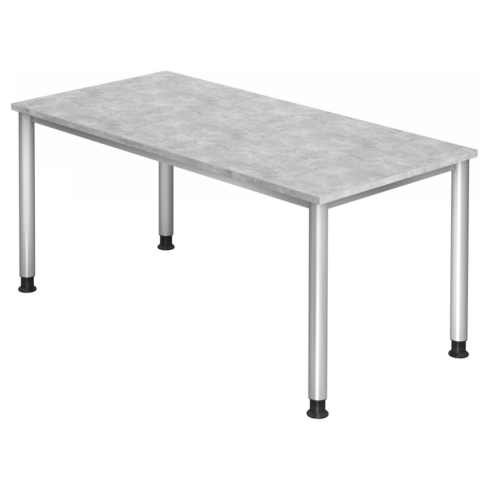 hjh OFFICE PRO HILO 16 S | Bureau - 160 x 80 Tafelhoogte I In hoogte verstelbaar Beton