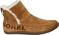 Sorel Nakiska Bootie Pantoffels Dames - Sloffen - Cognac - Maat 41