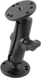 RAM Mount Klemarm set aluminium met aan beide zijden een B-kogel met 62 mm ronde basisplaat