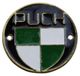 Puch Emblème de couvercle de lampe, "logo" pour MS, VS, MV 50