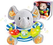 4KidsOnly Reig Muzikale Knuffel Neushoorn 20cm