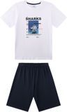Sanetta Pyjama Pyjama short Teens Sharks