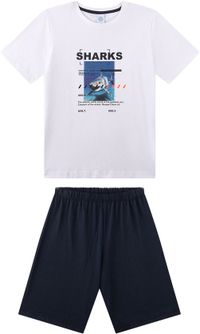 Sanetta Pyjama Pyjama short Teens Sharks