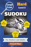 Large Print Sudoku for Seniors & Adults - Hard Level 2