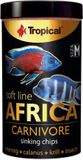 Tropical Africa Carnivore Size M - voer voor aquariumvissen - 250 ml/130 g