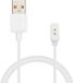 kwmobile USB-oplaadkabel geschikt voor Xiaomi Mi Band 10 / Band 9 / 8 / 8Pro / Redmi Watch 3 Active kabel - Laadkabel voor smartwatch - in wit
