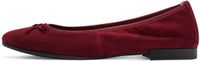 Tamaris - Dames - Ballerinas - Merlot Suède - Maat 37